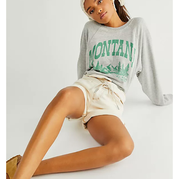 Free People Tops - Free People Big Sky Sweatshirt Montana Large